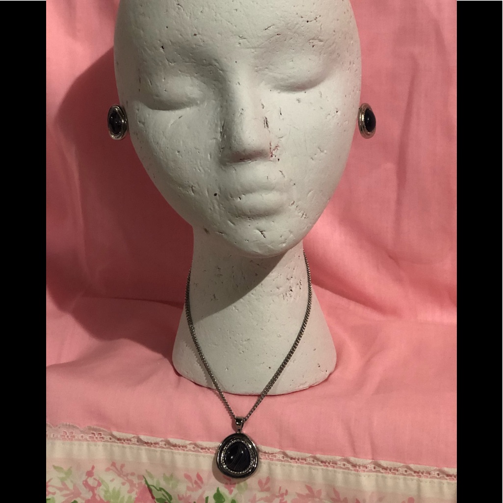 Vintage Silver Necklace/Earrings
